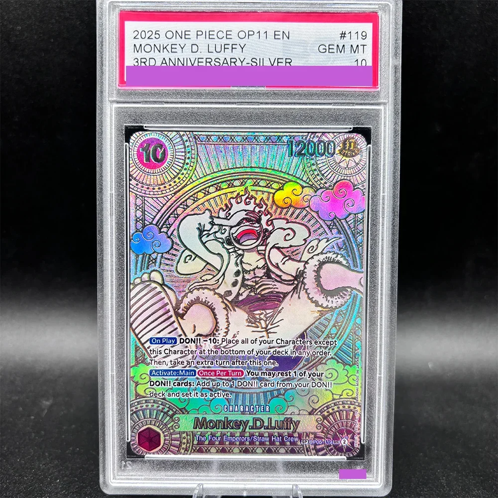 One Piece Collection Cards Rating Card MONKEY D. LUFFY OP17-079 Copy 10Points Rating Card Anime Game Gift Toy