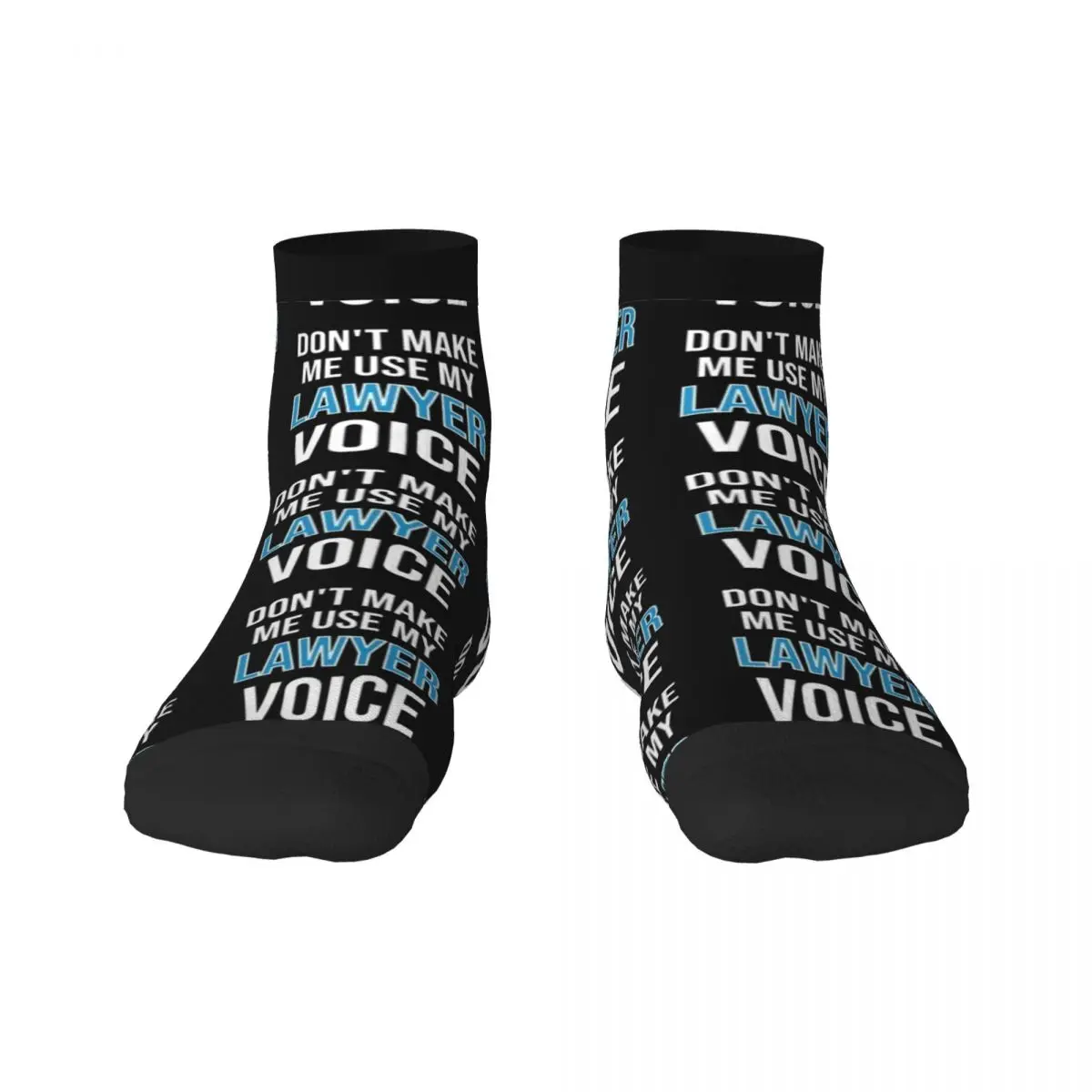 Don't Make Me Use My Lawyer Voice - Cute Funny Gift For Lawyer Socks hip hop anti-slip Socks Men Women's