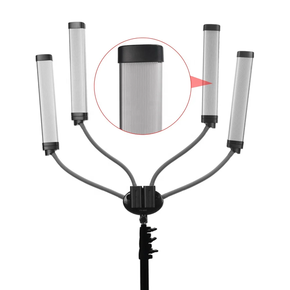 audio video & lighting four arms battery led video light 90W dimmable home use face beauty equipment (new)