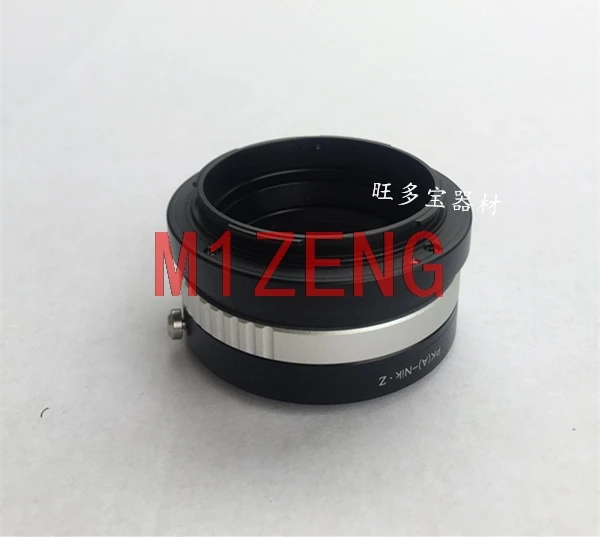 

pk(A)-Nik Z Mount Lens Adapter ring for Petax K PK DA FA lens to nikon Z Z6 Z7 Camera body