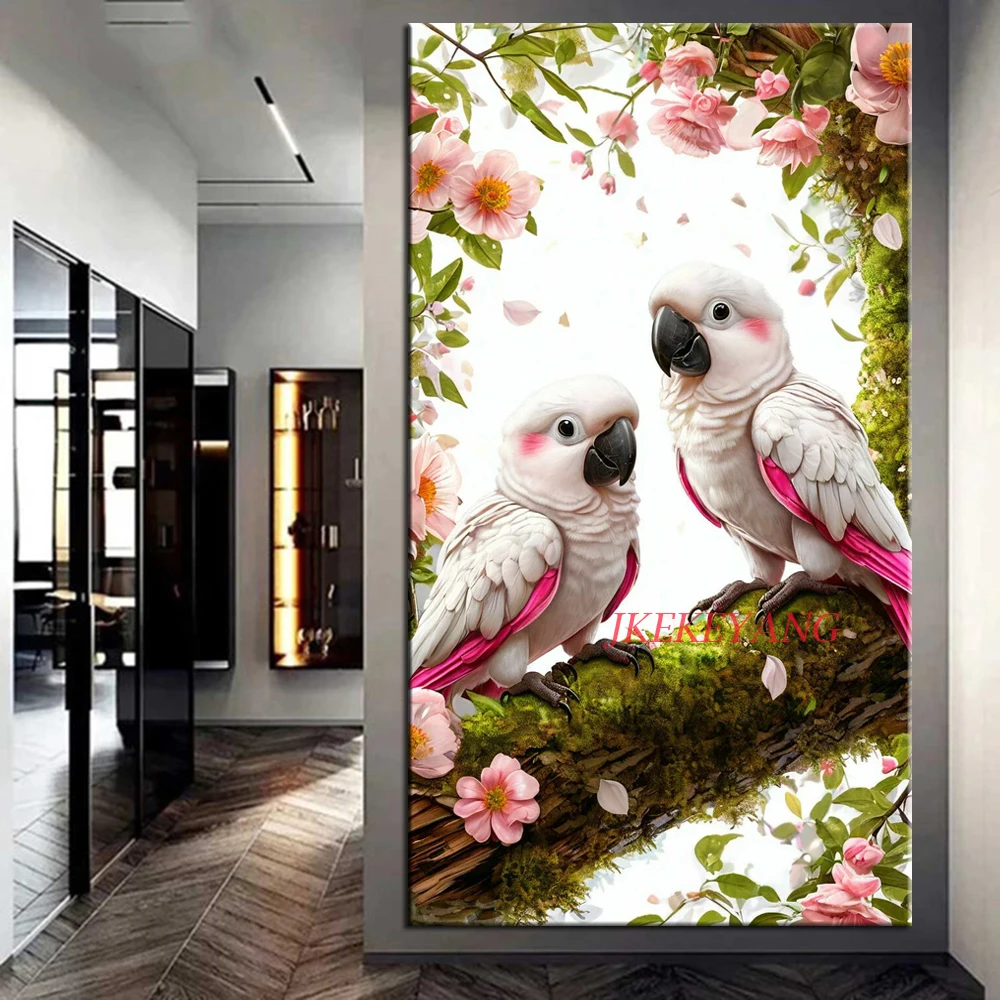 

DIY алмазная живопись, вышивка крестиком, красивые попугаи и совы, полные дрели, алмазная мозаика, новинка 2023 года, коллекция, домашний декор, подарок