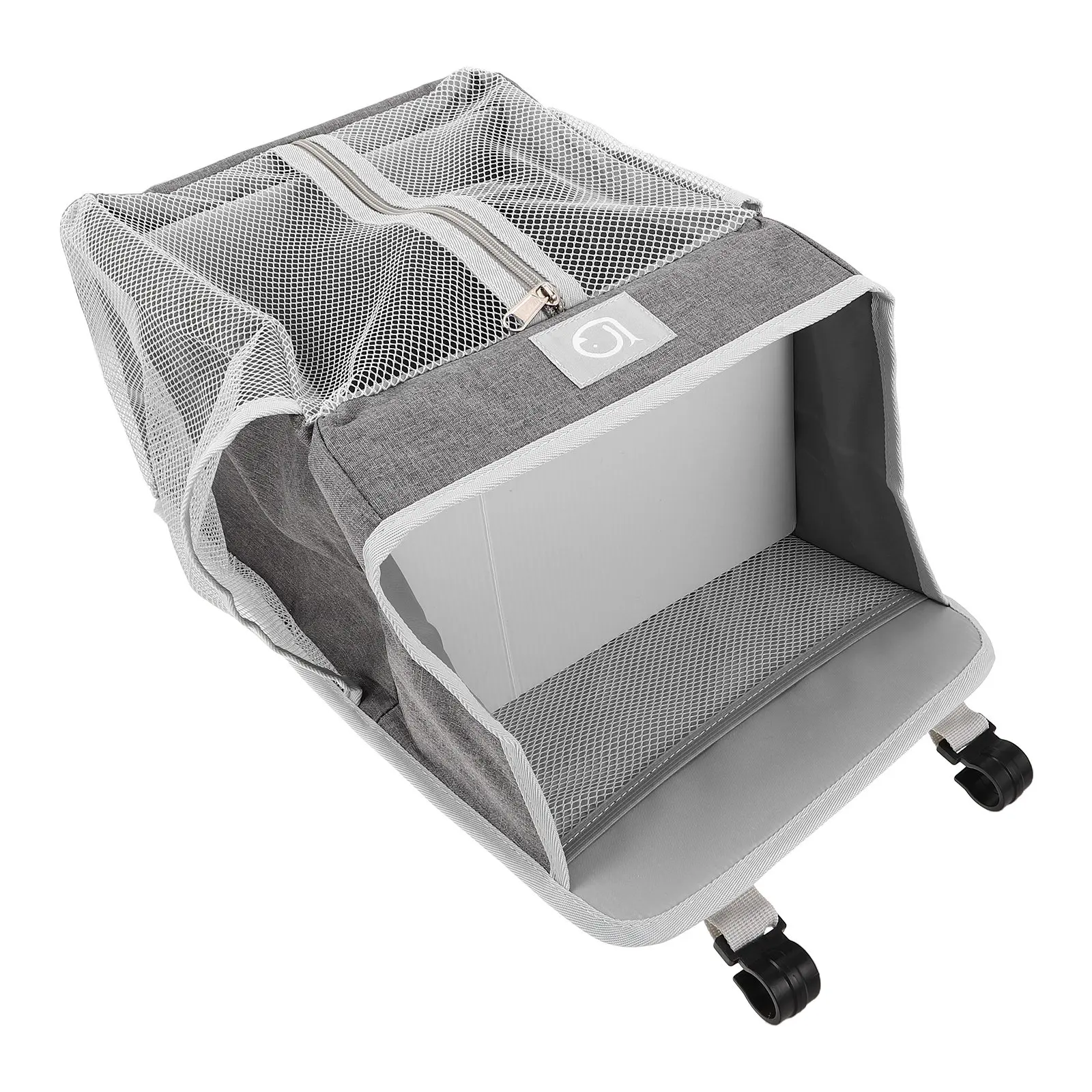 Breathable Hanging Baby Essentials Organizer Oversized Bedside Storage Bag for Diapers Wipes Bottles Crib Stroller Nursery