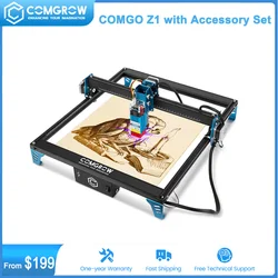 COMGROW 5/10W CNC Laser Engraver Kit High-precision FAC Laser Engraving Machine CNC Wood Router Cutting Machine 400*400mm