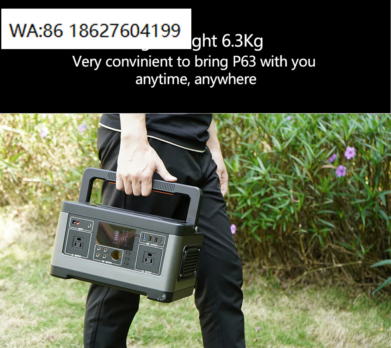 

500W 1000W Solar Portable Power Station, Long Battery Life MPPT Controller, AU Plug Outdoor Camping Emergency Supply