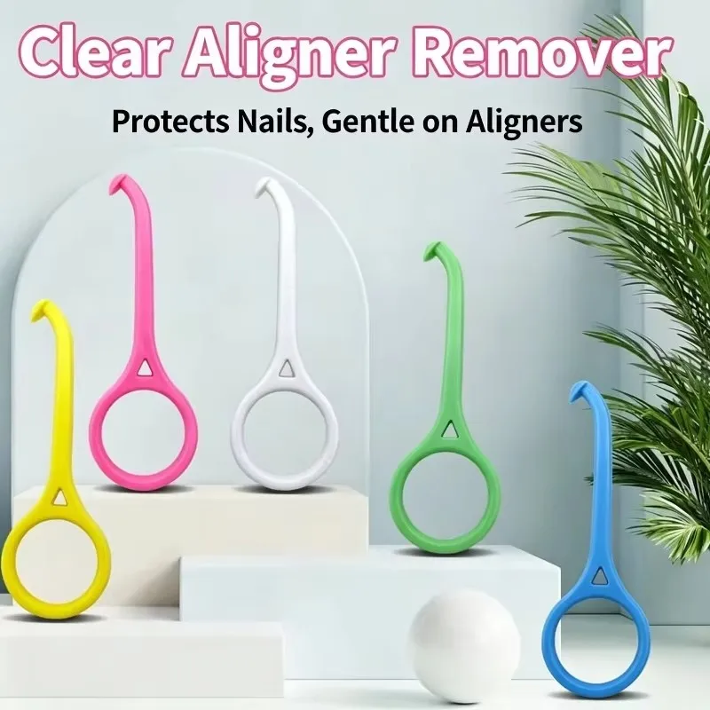 100Pcs Mixed Orthodontic Aligner Remover Hook Individually Packed Invisible Brace Removal Tool Dental Aligner Retainer Extractor