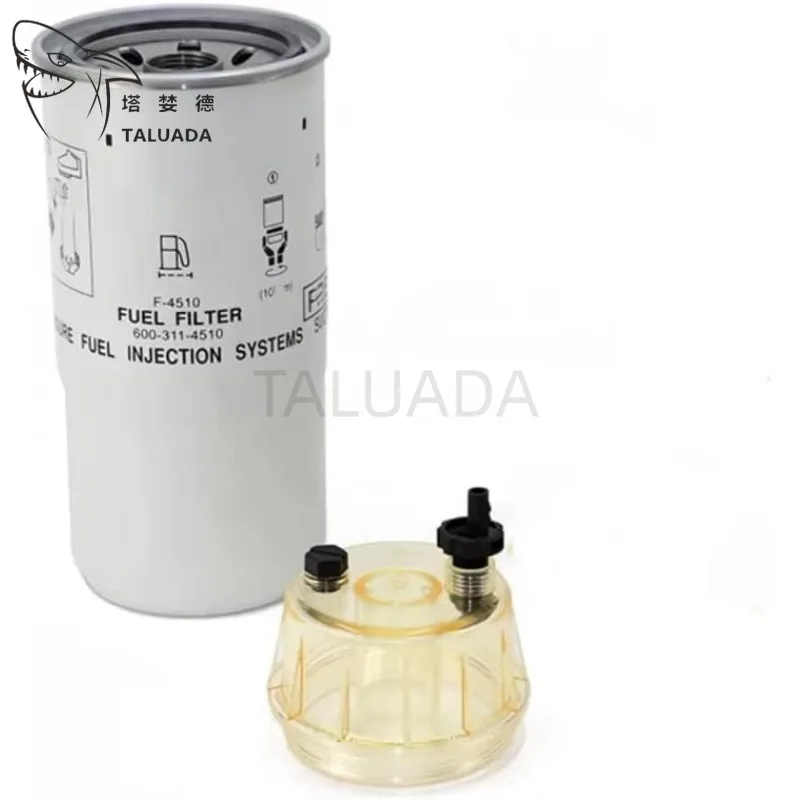 

84423586 For Komatsu Fuel Filter HM300 HM350 HM400 Fuel Water Separator with Cup HD465 Fuel Filter Excavator