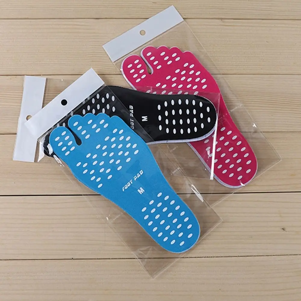 Elastic Non-slip Adhesive Insoles Anti Slip Barefoot Stick Beach Shoes Footpads Sticker Silica Gel Foot Pads Swim Pool