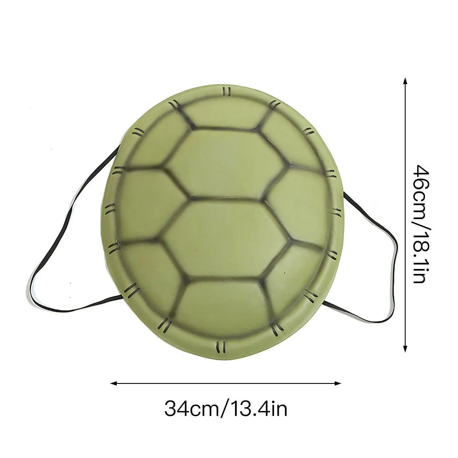 1pcs Stage Ninja Turtle Shell Backpack Mutant Ninja Turtles Costume Cosplay Props Simulation Turtle Back Party Costume Props