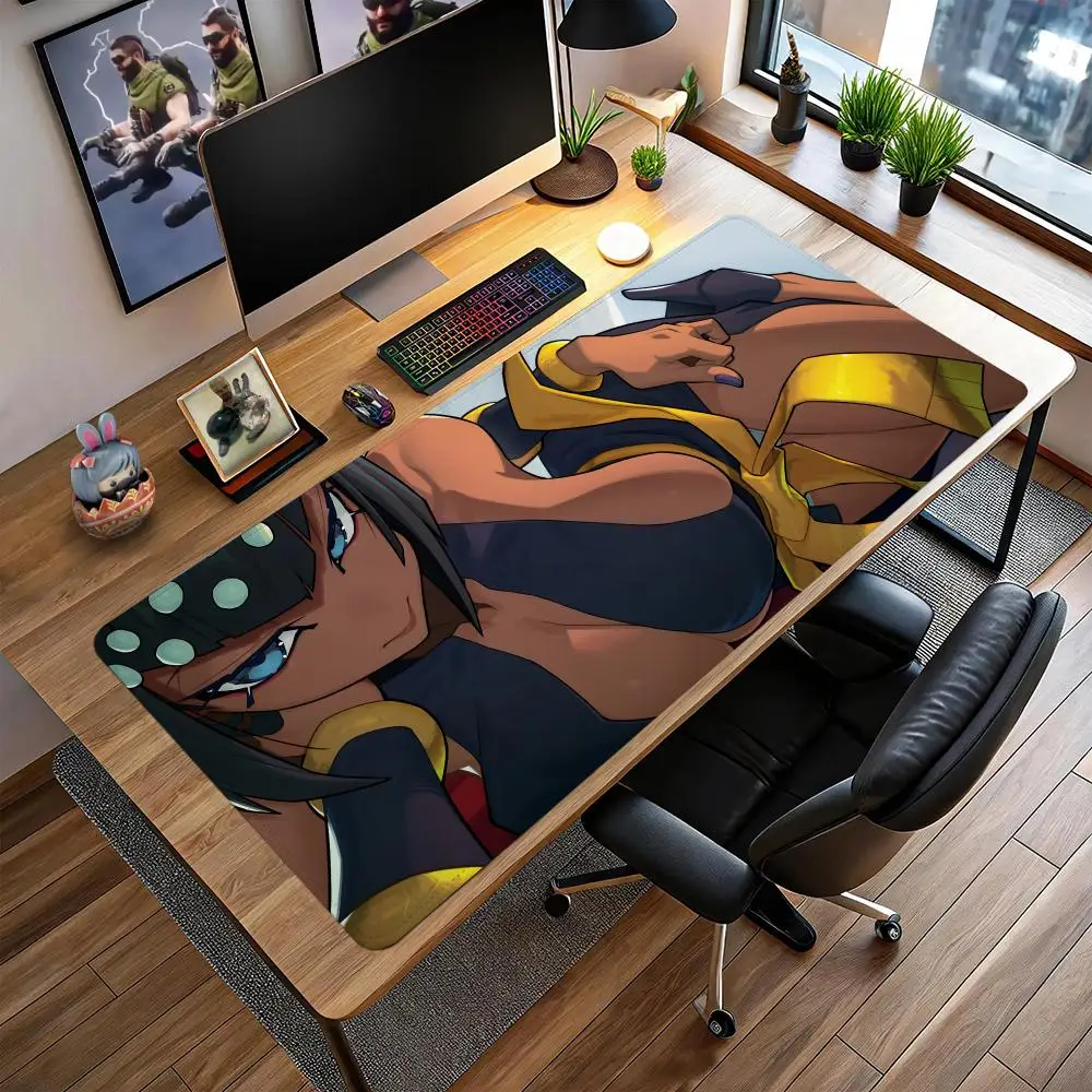 

Коврик для мыши Skullgirls, большой игровой коврик, удлиненный коврик для стола, коврик для мыши в стиле аниме на заказ, коврик для мыши RUB, нескользящая поверхность