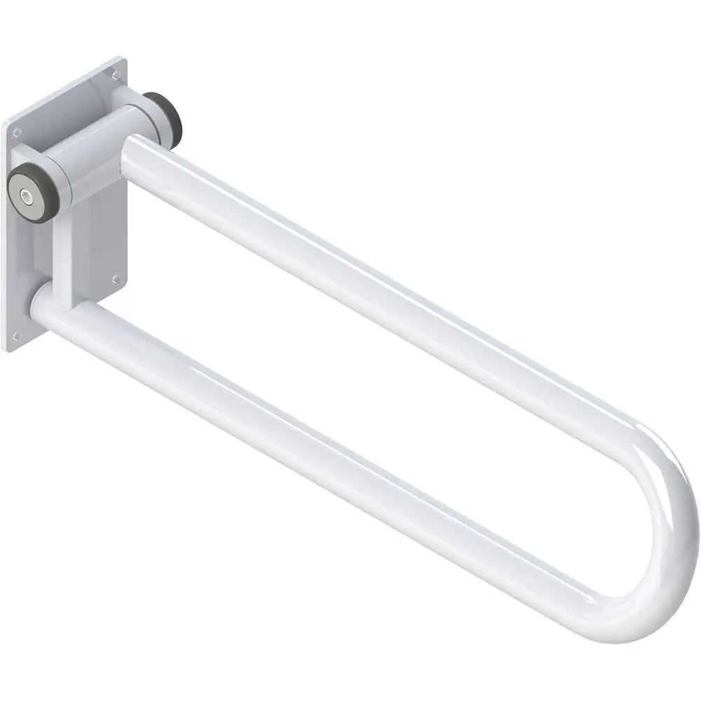 

Left-Hinged 28 Powder-Coated White Toilet Support Rail