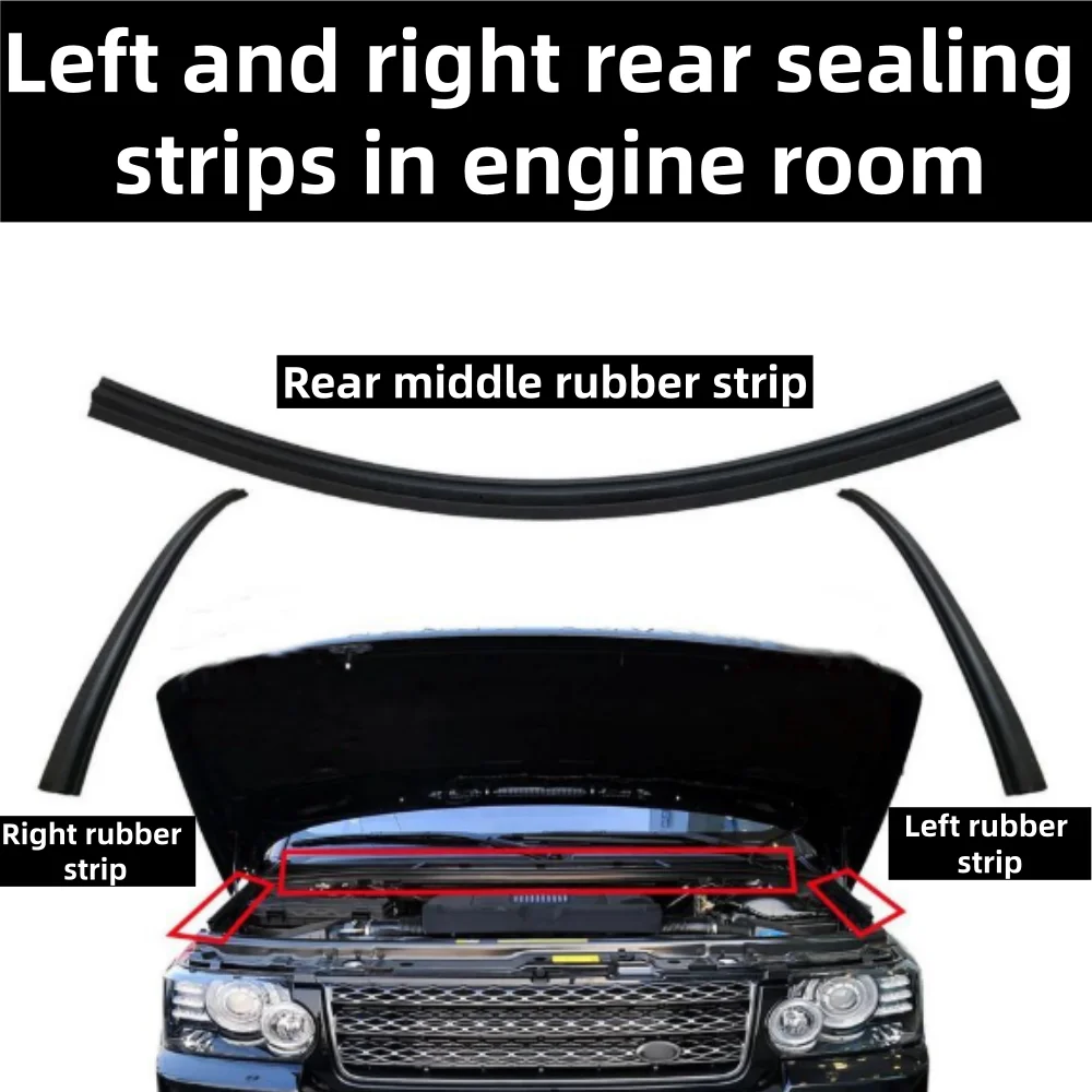 Executive Vehicle Engine Compartment Sealant Strip OE:LR012017 For Range Rover 2010–2012