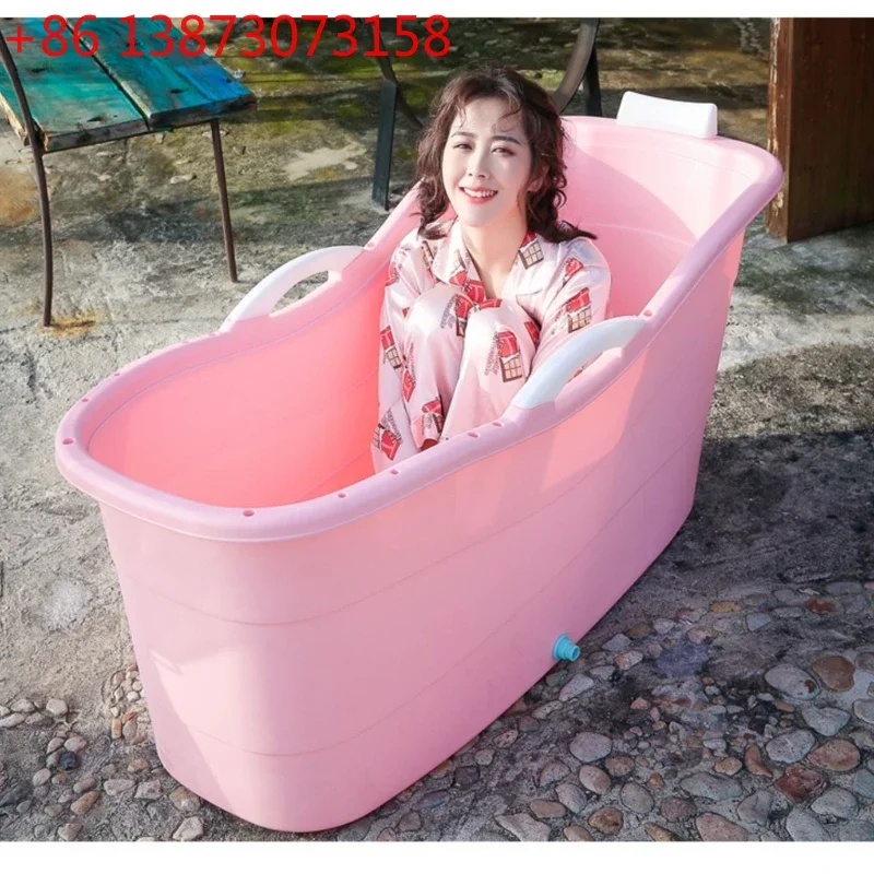 

Modern Plastic Buckets Foot Bath Bucket Large Bathtub Adult Comfortable Bag Cubeteras Hair Wash Tub Banheira De Gelo Home Bath