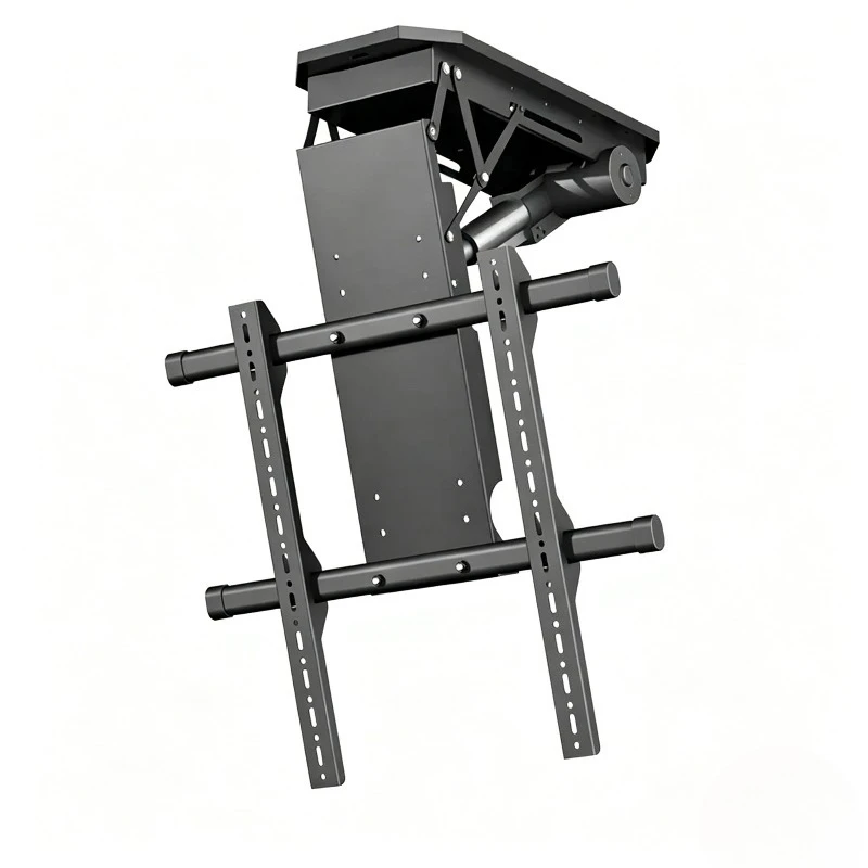 Electric Ceiling TV Mount for 90inch Screens, Flip Down Motorized Pitched Roof  Mount for RS-TV5S 65KG