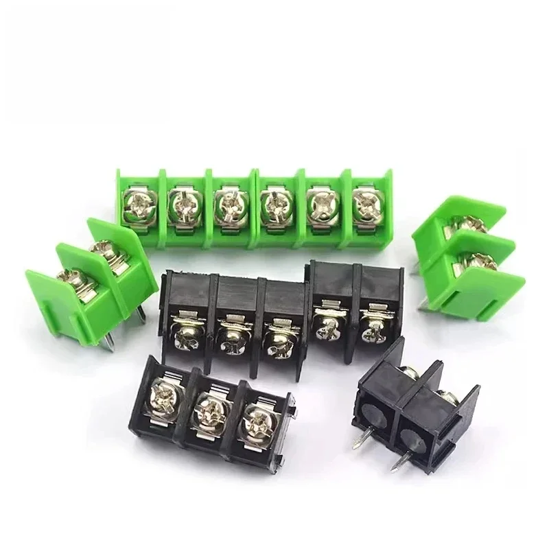10pcs Kf7.62 2pin 3pin 4pin Can Be Spliced Screw Terminal 7.62mm Pitch 300v 20a Pcb Pluggable Terminal Block Connectors