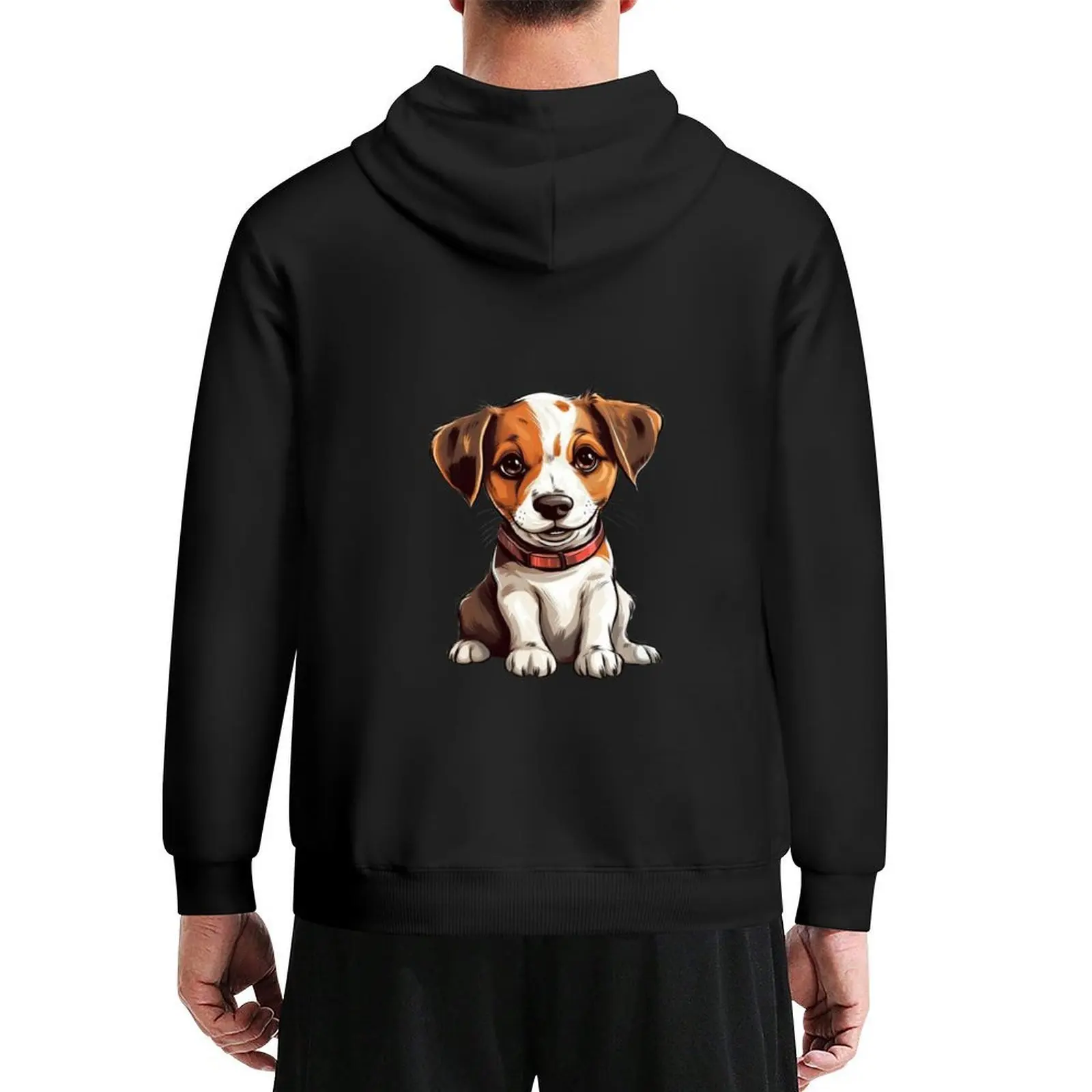 

Baby Jack russel Hoodie aesthetic clothing japanese style autumn jacket men winter clothes men's oversize hoodie