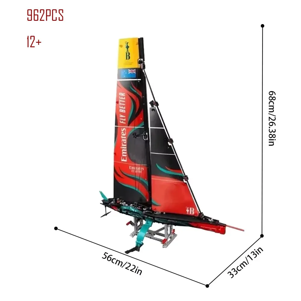 

Kalein 42174 Конкурентоспособная серия Морской парусный строительный блок модель игрушка-головоломка сборка подарок на день рождения 962 шт.