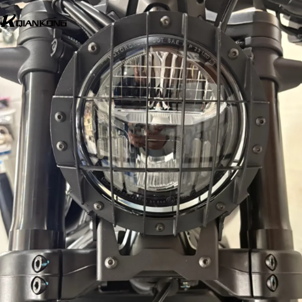 Motorcycle Front Headlight Grille Guard Lense Cover Protector For CFMOTO CF MOTO 450CL-C 450CLC CLC450 CLC 450 2023 2024-2026