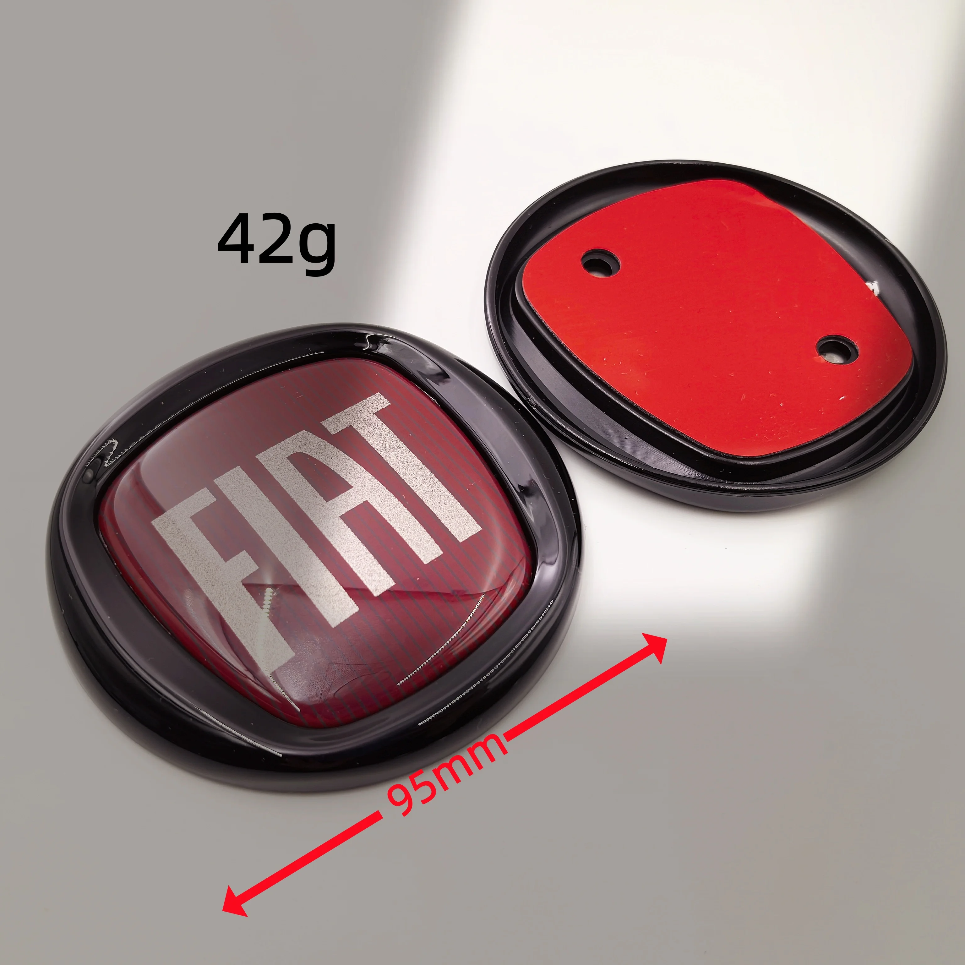 8,5/9,5/10/12 cm 85/95/100/120 mm Auto-Emblem für FIAT Autohaube vorne hinten Abzeichen 2/3/4-Pin-Emblem