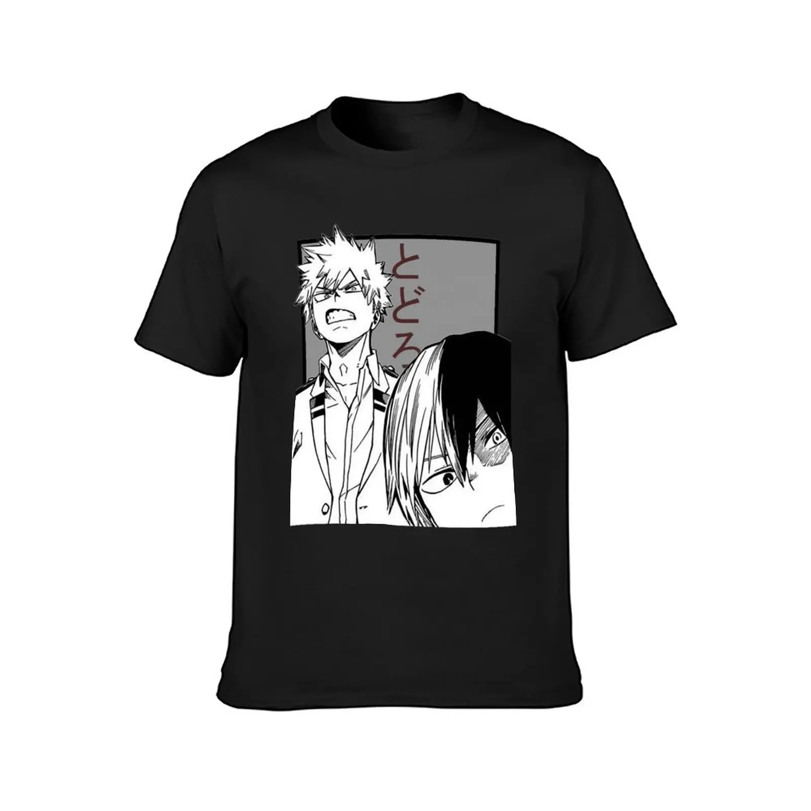 todoroki and katsuki bakugou T-Shirt summer tops blanks oversized t shirts for men