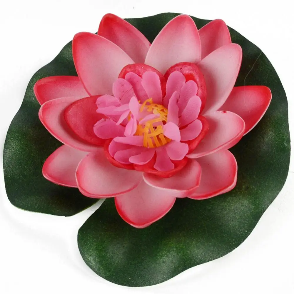 Artificial Water  Floating Flower Lotus Home Yard Pond Fish Tank Decor