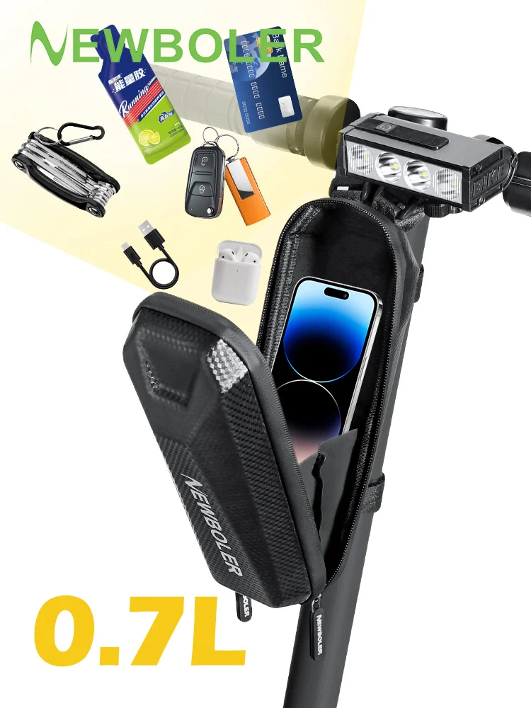AliExpress NONE NEWBOLER 0.7L 3L 5L Electric Scooter Bag Accessories Electric Vehicle Bag Waterproof Scooter Front Bag Bike Bag Parts Rainproof