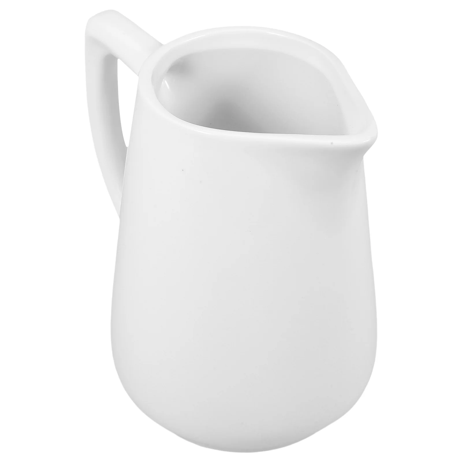 

Ceramic Milk Pitcher with Handle Elegant Latte Art Creamer for Coffee Syrup Gravy Salad Dressing Multi Use Small