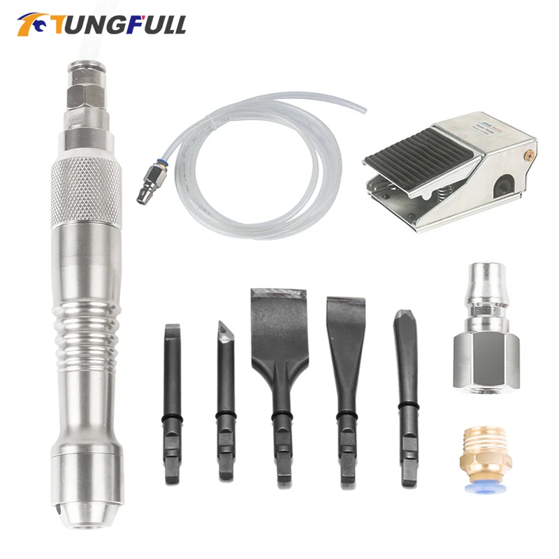 Pneumatic Chisel Air Hammer Punch Chisel for Wood DIY Wood Carving Knife Chisel Air Chisel Pneumatic Hammer Air Pencil