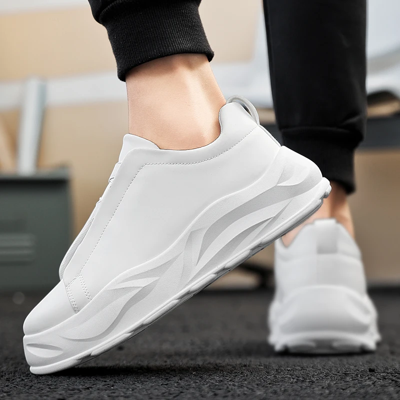 Zapatos informales a la moda para Hombre, Zapatillas de deporte de diseñador para Hombre, zapatos cómodos de suela gruesa para caminar al aire libre, Zapatillas para Hombre Tenis Masculino