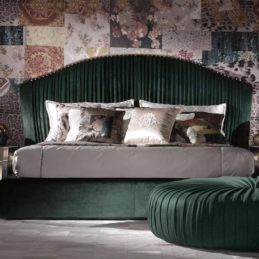 

Bedroom Soft Bed Design Minimalist Aesthetics Cheap Designer Simple Bed Light Luxury High Quality Wood Cama Casal Furniture