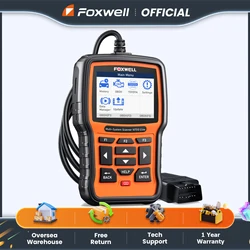 FOXWELL NT510 Elite OBD2 Scanner All System Scan Code Reader Bi-directional  ECU Coding OBD OBD2 Car Diagnostic Tool Free Update