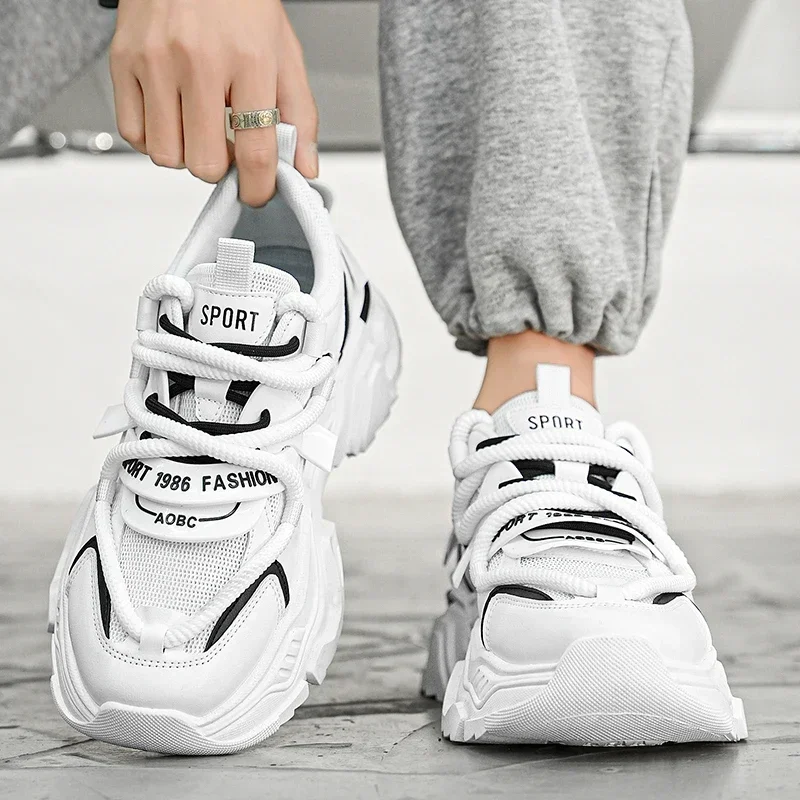 

Small Original Men's Shoes 2025 Spring New Youth Leisure Sports Thick Sole Versatile Fashionable and Comfortable Trendy Shoes