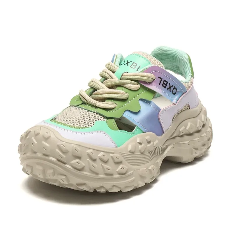 Women's Lightweight Hollow-Out Sneakers for Spring & Fall