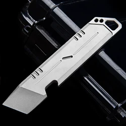 Titanium Alloy Crowbar Tool Mini Portable Bottle Opener Outdoor Camping Multifunctional EDC Tool