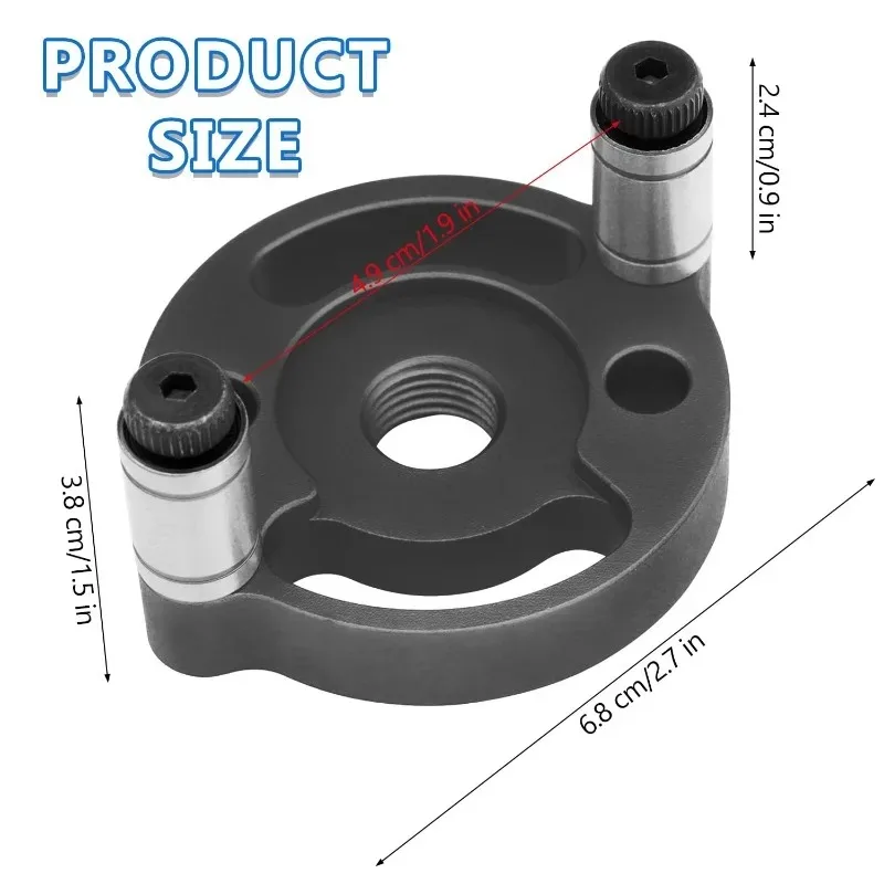 مع 3/4/5/6/7/8/9/10 مللي متر البطانات الحفر من الفولاذ المقاوم للصدأ ثقب مستقيم فتاحة المعونة الحفر العمودي ، طقم ثقب الجيب العمودي #4