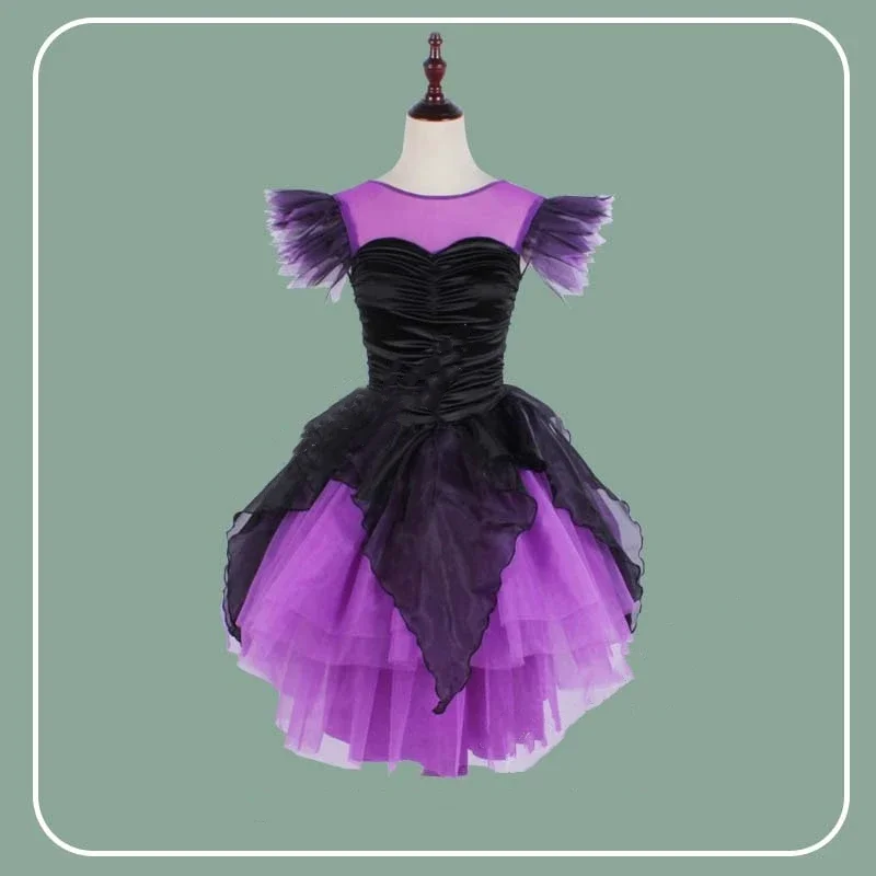 

Girls Adult Halloween Skirt Fluffy Flying Sleeves Ballet Princess Stage Costume Birthday Carnival Banquet Parent-child Skirt
