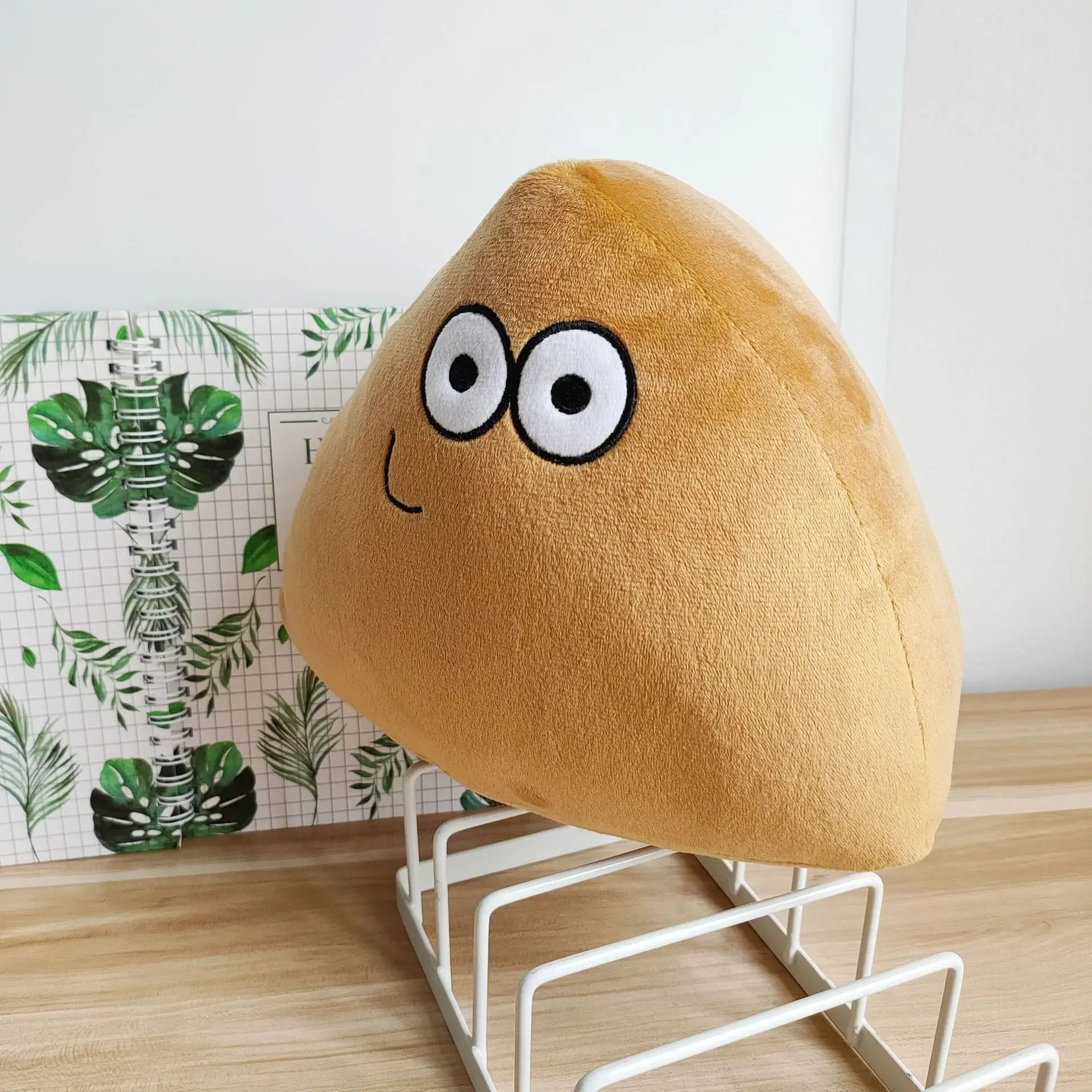 Hot Anime Game My Pou Pet Cartoon Big Eyes Soft Stuffed Plush Doll Toys Delicate Kawaii Home Decoration Birthday Gifts for Kid