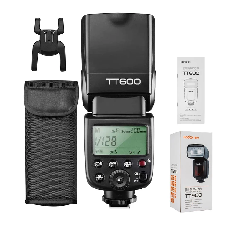 Godox Tt600 T 600S 2.4G Draadloos 1/8000S Flitslicht Met X2T-C/N/S/F/O/P Trigger Voor Canon Nikon Sony Fuji Olympus