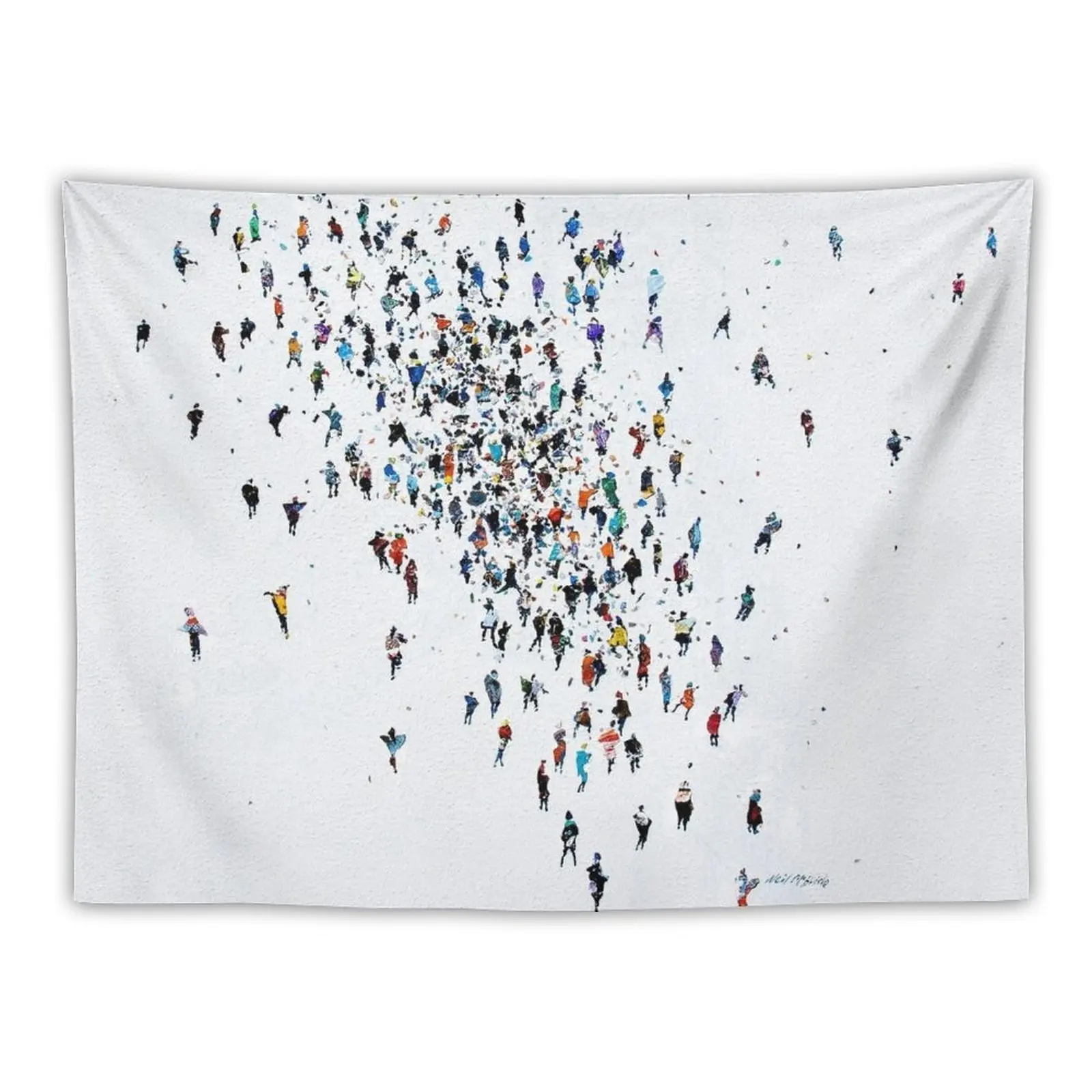 Dispersion After the Event by Neil McBride Tapestry Wall Hanging Decor For Room