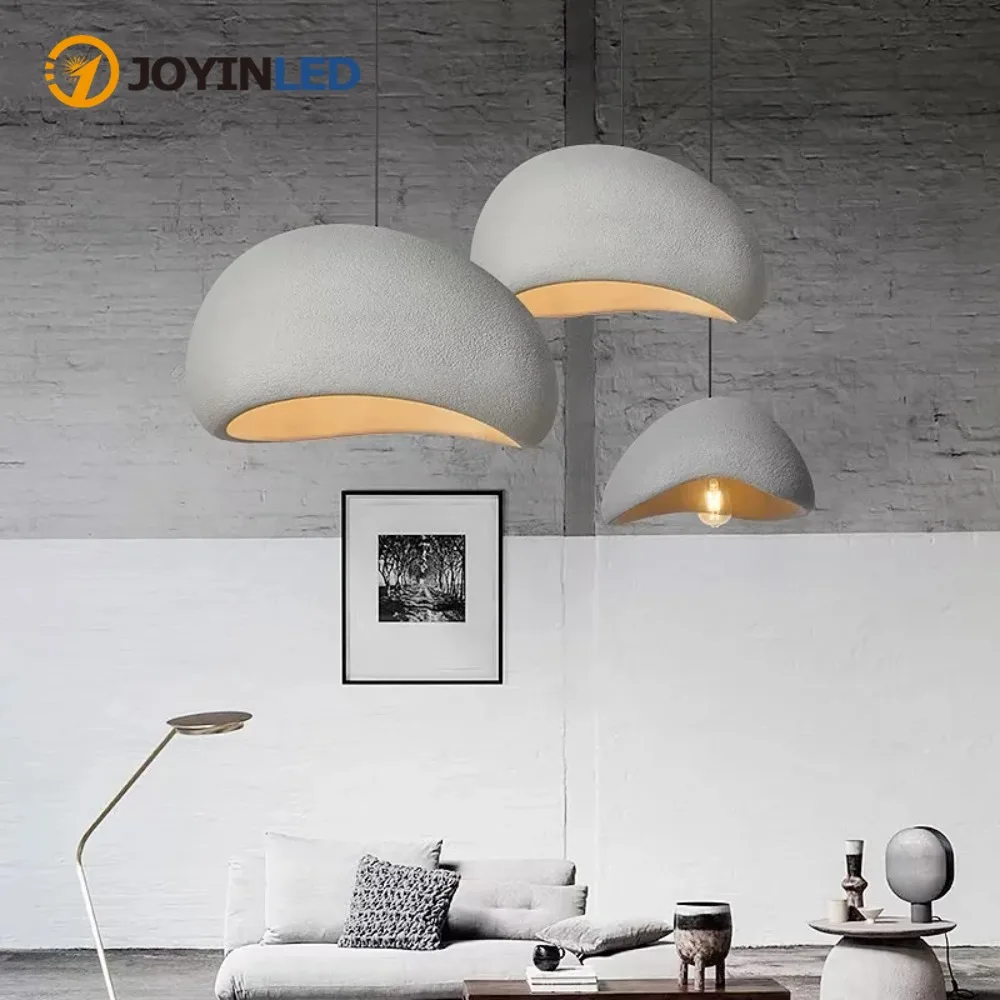 Moderne LED-Deckenleuchten für Wohnzimmer, Schlafzimmer und Esszimmer, Pendelleuchten im nordischen Wabi-Sabi-Stil, Hängelampe für die Heimdekoration