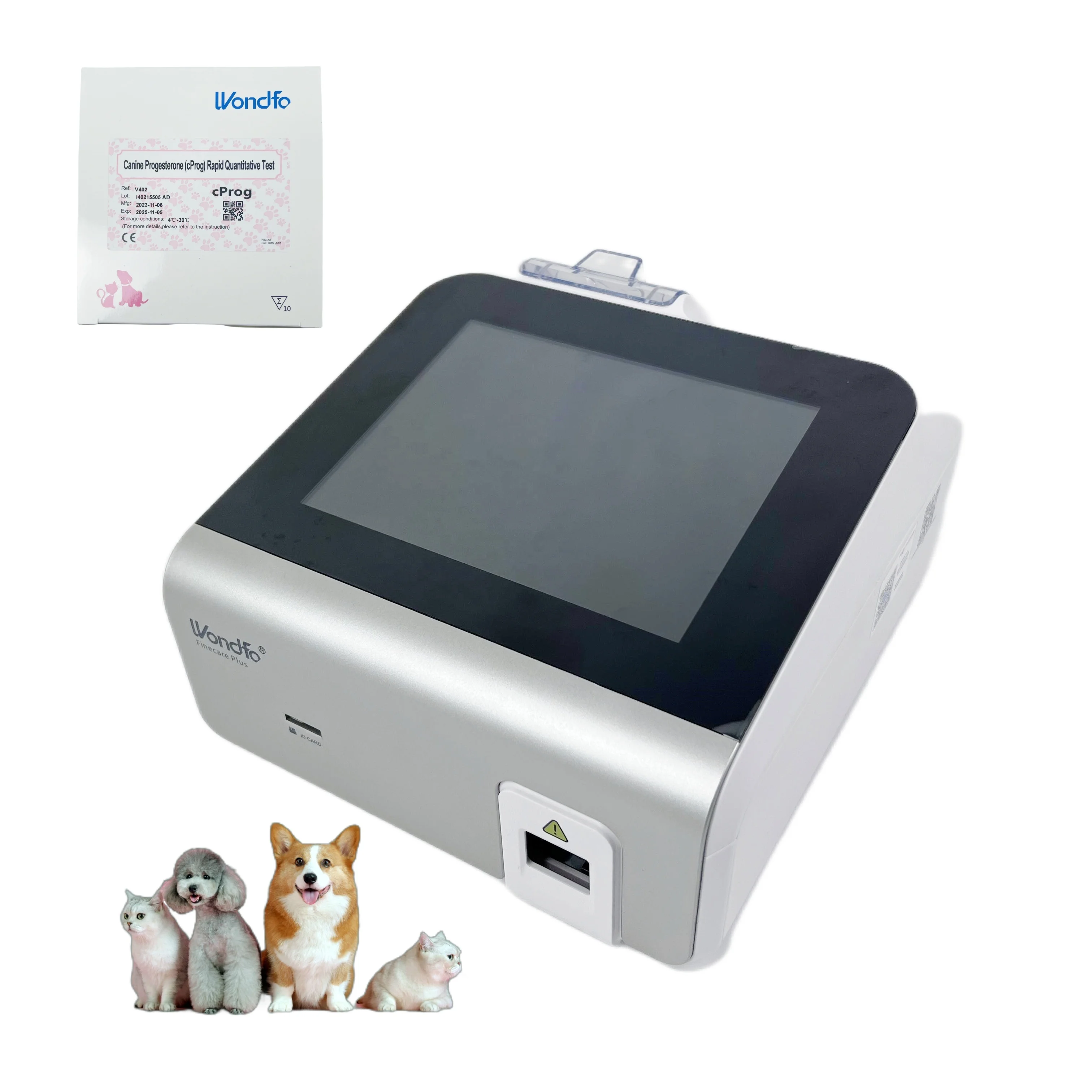 

Wondfo Finecare dog progesterone analyzer YG-102 Canine Prog Test Immunofluorescence Analyzer