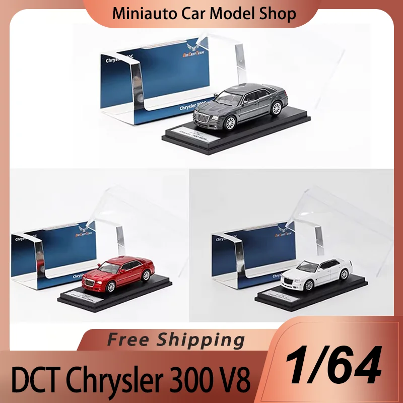 

New In Stock Dct/Shadow 1:64 Chrysler 300 V8 Alloy Miniature Diecast Model Chrysler 300 V8 Car Model Toy Kid Ornament Gift