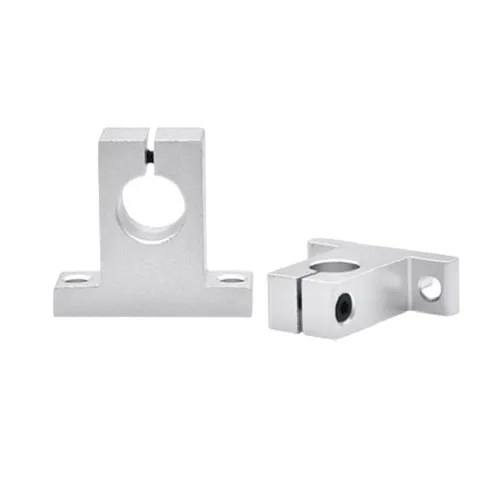 Imagen 2 del producto Soporte Vertical SK de eje óptico lineal, marco de rodamiento de aleación de aluminio, soporte de varilla pulida SK de 8mm a 60mm, 1 ud.