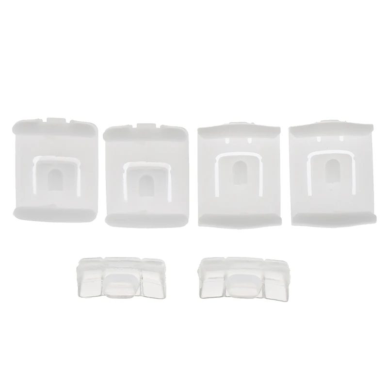 6pcs siut Seat buckle Clip Runner Guide 435881203A C10 For GOLF MK1 MK2 MK3