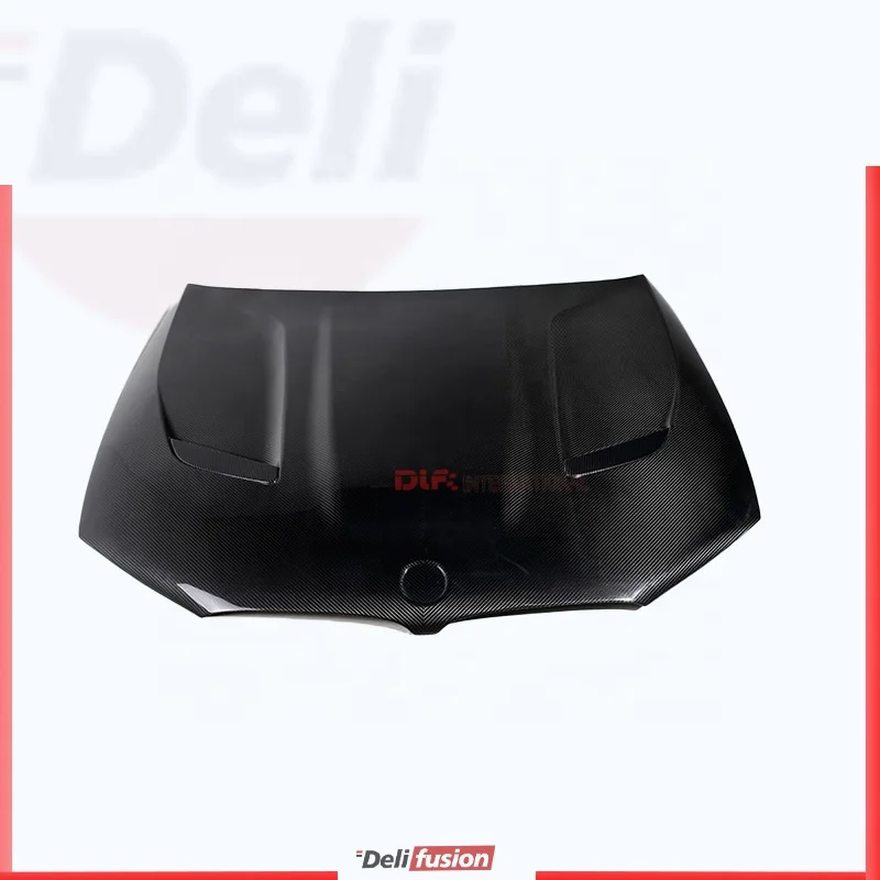 Carbon Car Parts For  5 Series M5 F90 CS Type Dry Carbon Front Hood Bonnet High Quality Dry Carbon Engine Hood