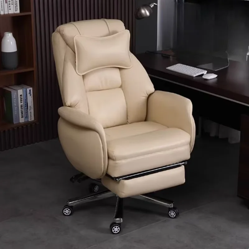 Rotating Office Office Chair Executive Armpad Luxury Swivel Computer Office Chair Mobile White Sillas De Oficina Furniture
