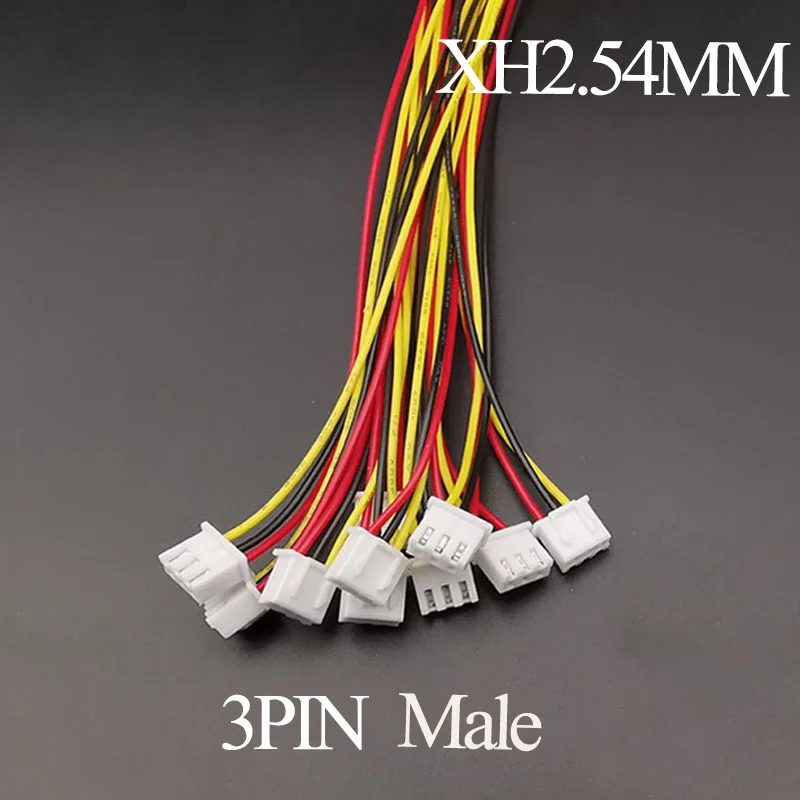 10PCS Micro JST XH 2,54 2P 3P 4P 5P 6PIN Männlich Weiblich Stecker Stecker 2,54mm Pitch Mit Draht Kabel Batterie Ladekabel – Detail 7