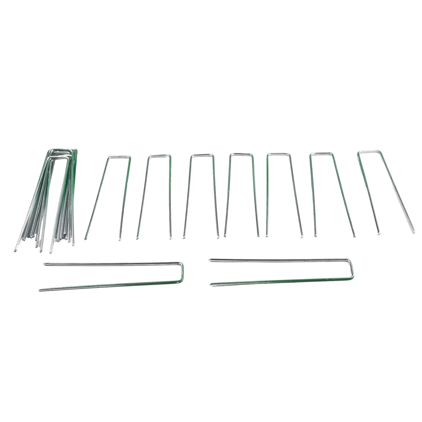 Turf Lawn Pins Tools Heavy Duty Hot Sale Metal Reliable Staples U Pins Artificial Fake Grass Galvanised Pegs 20pcs