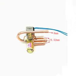 Válvula Solenoide de marcha atrás para aire acondicionado, bomba de calor de 4 vías, 3Mpa, CA 220V, 50/60Hz