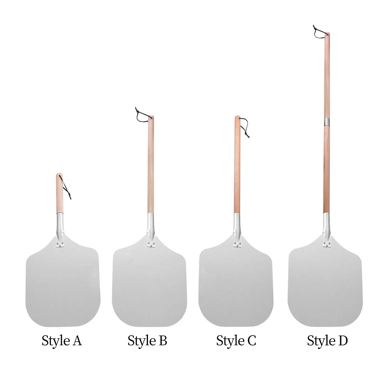 Convenient Aluminum Pizza Paddle Durable Pizza Paddle Turning Peel Detachable