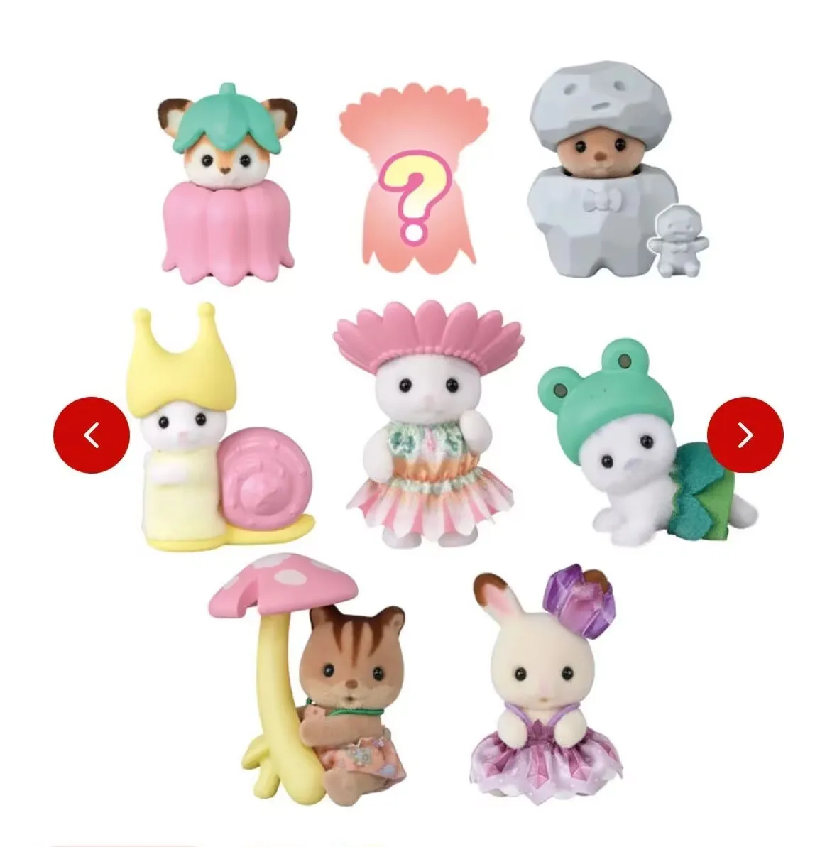 Neue Original Sylvanian Families Blind Bag Möbel Spielzeug Gute Freunde des Feenwaldes Sylvanian Families Tier Retend Play